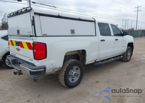 2018 Chevrolet Silverado 2500Hd Wt z USA, uszkodzony, nr VIN 1GC1CUEG8JF231347